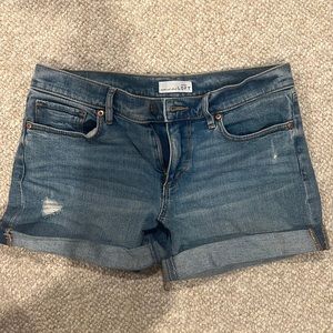 Loft jean shorts. Mid rise.
